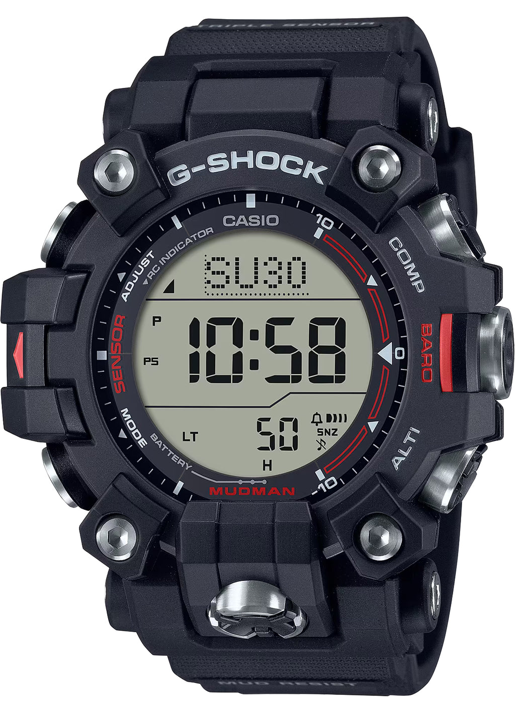 Relógio Casio G-SHOCK Master Of G Mudman GW-9500-1DR *Carbon Core Guard
