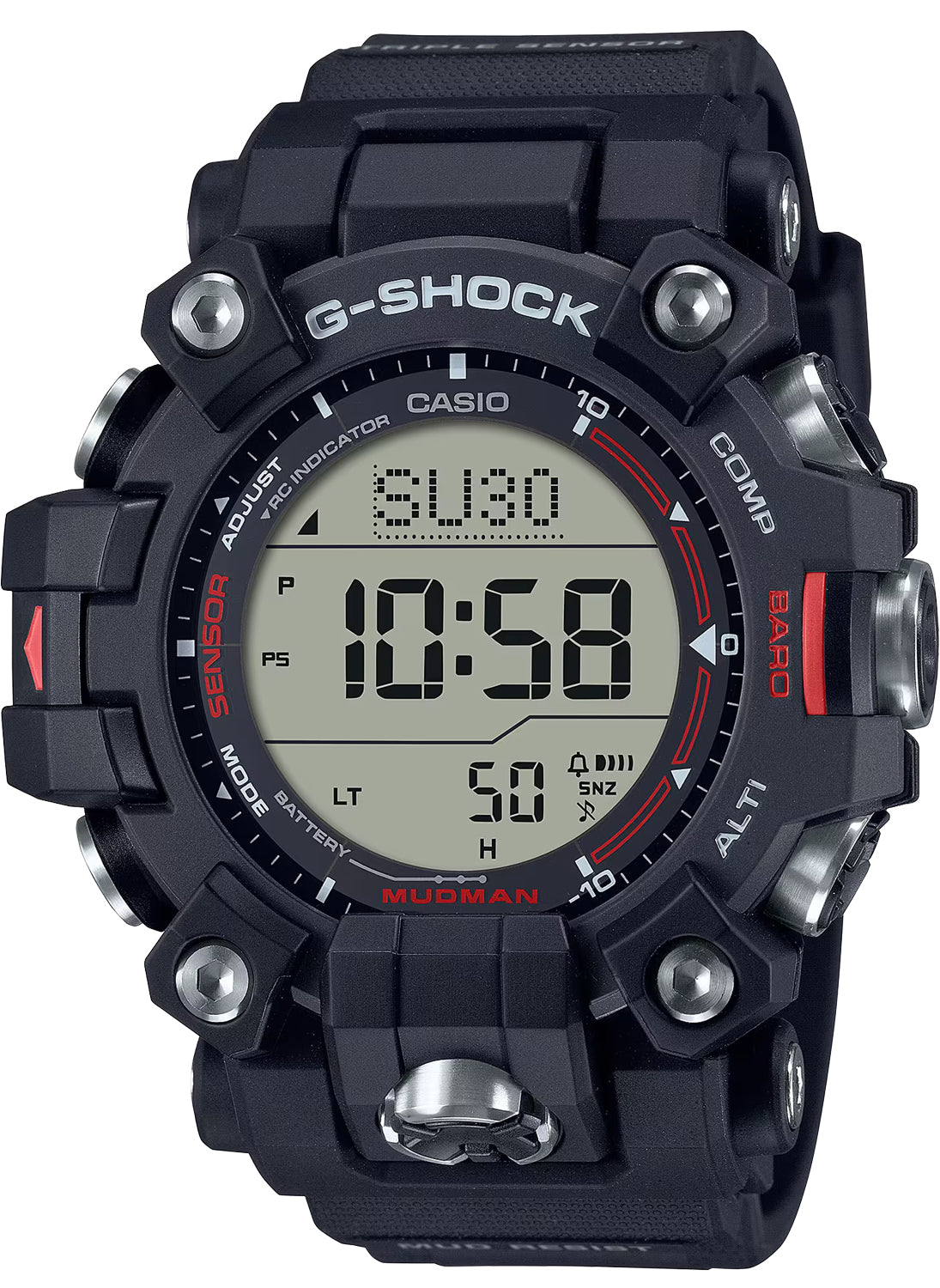 Relógio Casio G-SHOCK Master Of G Mudman GW-9500-1DR *Carbon Core Guard