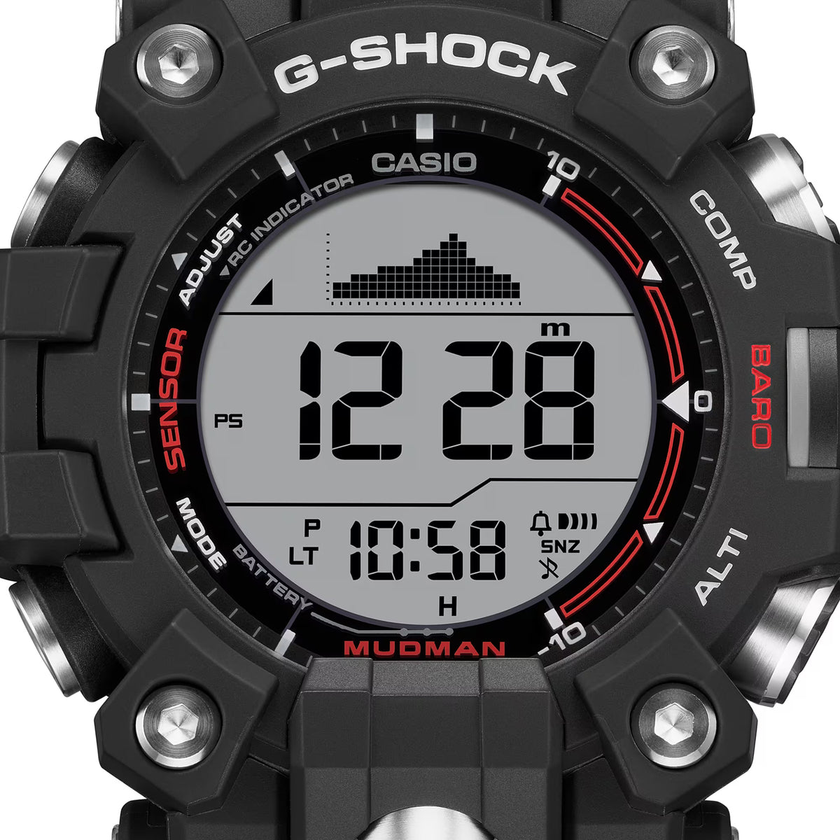 Relógio Casio G-SHOCK Master Of G Mudman GW-9500-1DR *Carbon Core Guard