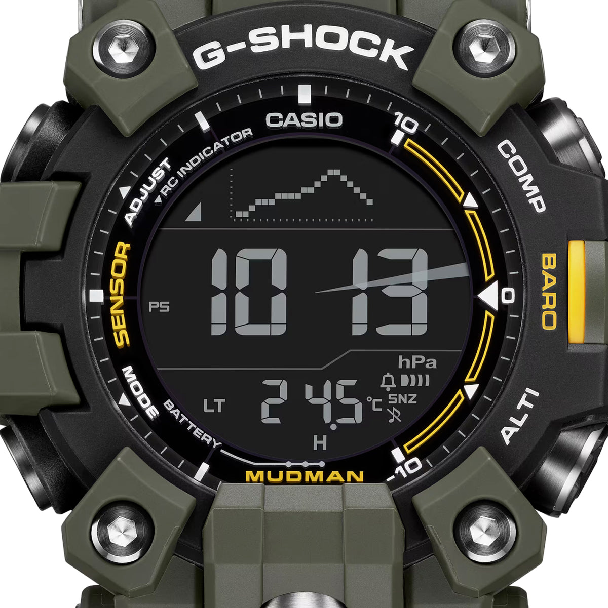 Relógio Casio G-SHOCK Master Of G Mudman GW-9500-3DR *Carbon Core Guard