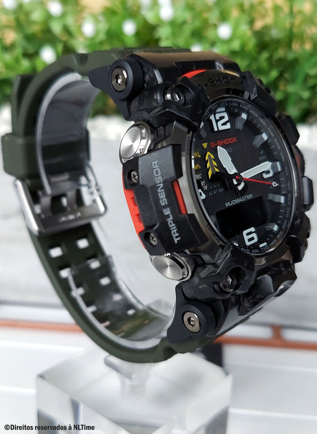 Relógio Casio G-SHOCK Mudmaster GWG-2000-1A3 *Carbon, Solar, Safira