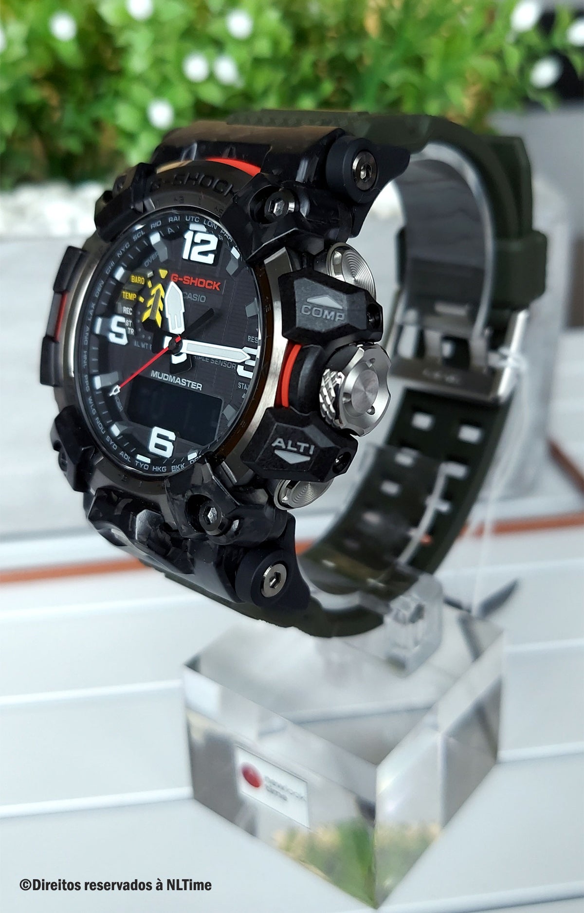 Relógio Casio G-SHOCK Mudmaster GWG-2000-1A3 *Carbon, Solar, Safira