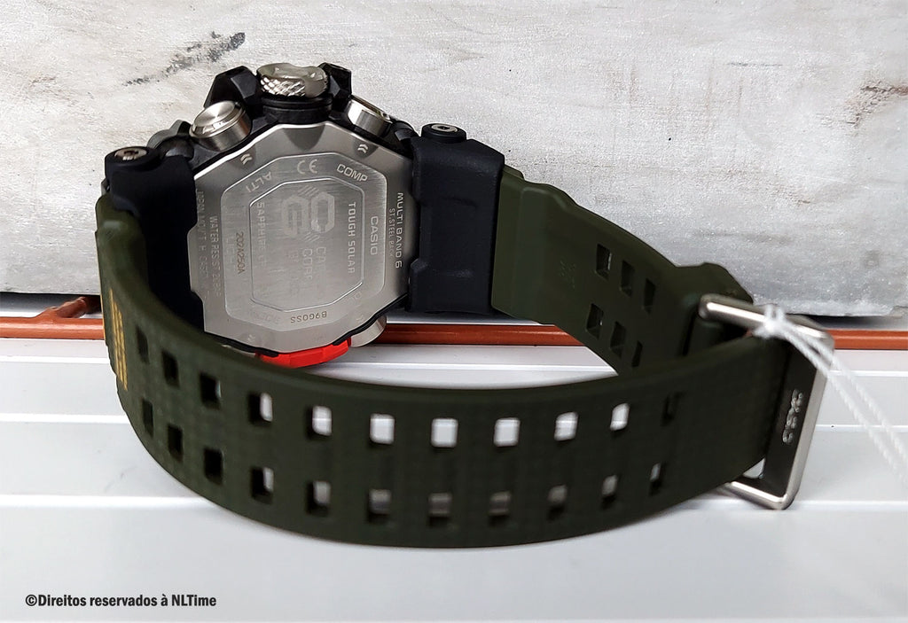 Relógio Casio G-SHOCK Mudmaster GWG-2000-1A3 *Carbon, Solar, Safira