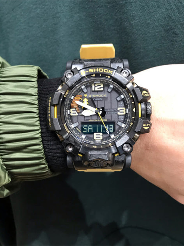 Relógio Casio G-SHOCK Mudmaster GWG-2000-1A5 *Carbon, Solar, Safira