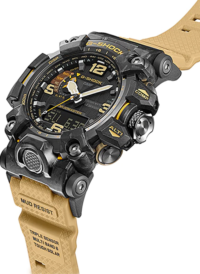 Relógio Casio G-SHOCK Mudmaster GWG-2000-1A5 *Carbon, Solar, Safira