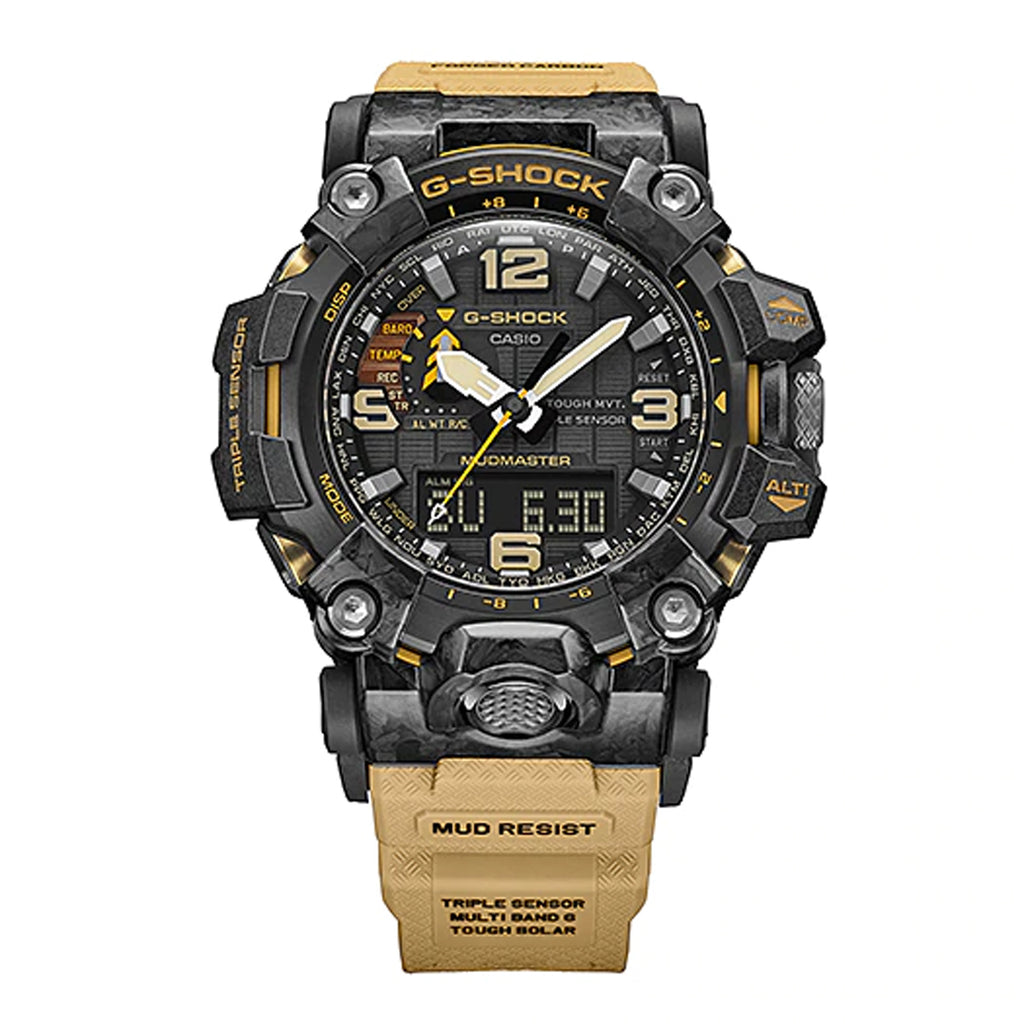 Relógio Casio G-SHOCK Mudmaster GWG-2000-1A5 *Carbon, Solar, Safira