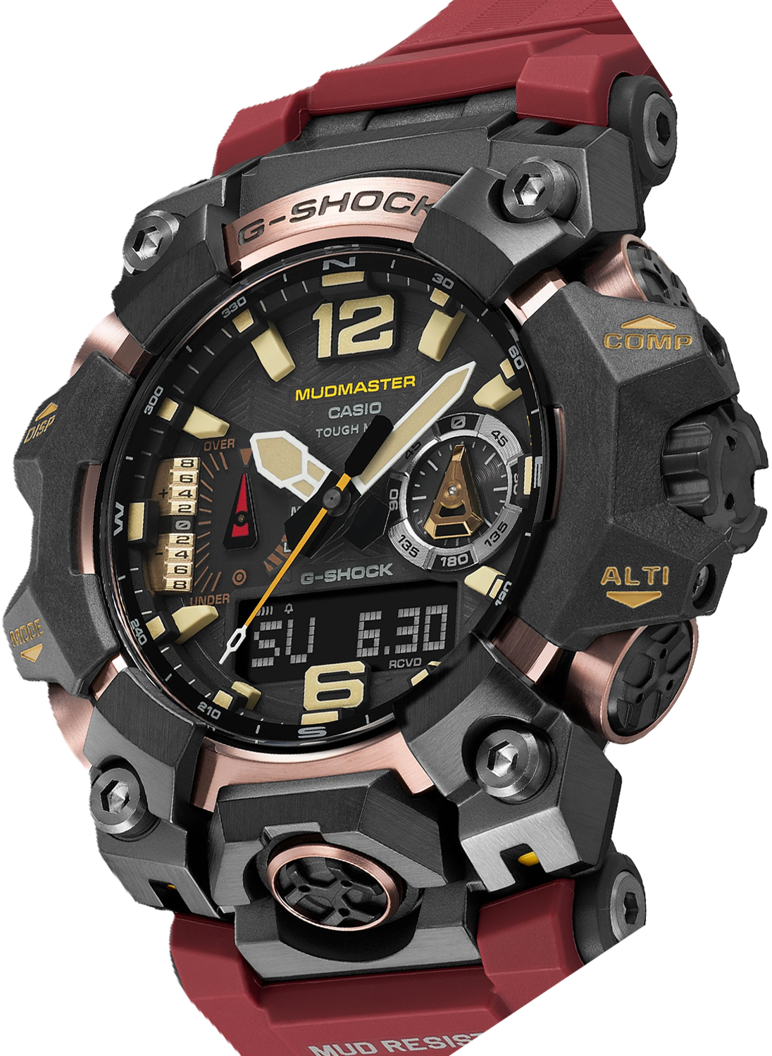 Relógio Casio G-SHOCK Mudmaster GWG-B1000-1A4DR *Carbon, Solar, Safira