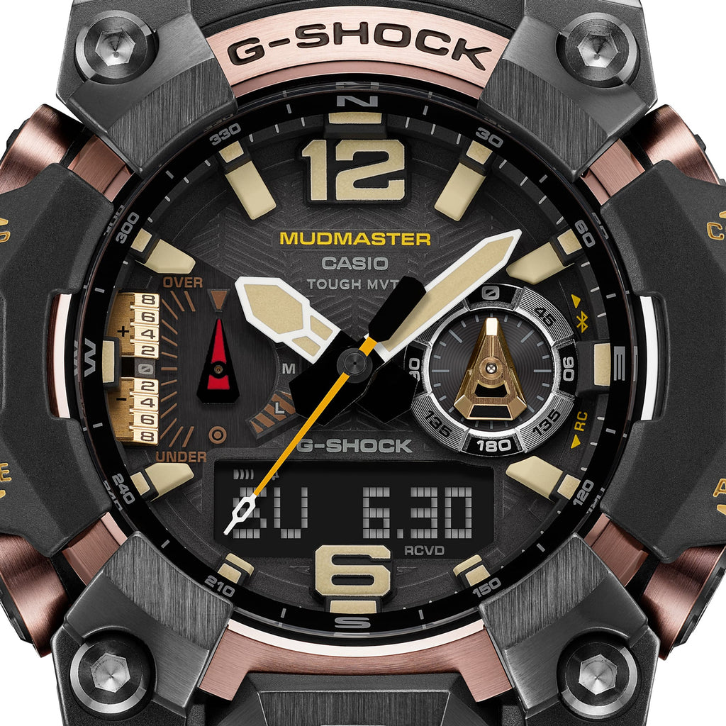 Relógio Casio G-SHOCK Mudmaster GWG-B1000-1A4DR *Carbon, Solar, Safira