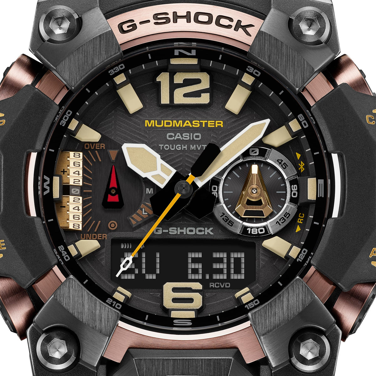 Relógio Casio G-SHOCK Mudmaster GWG-B1000-1A4DR *Carbon, Solar, Safira