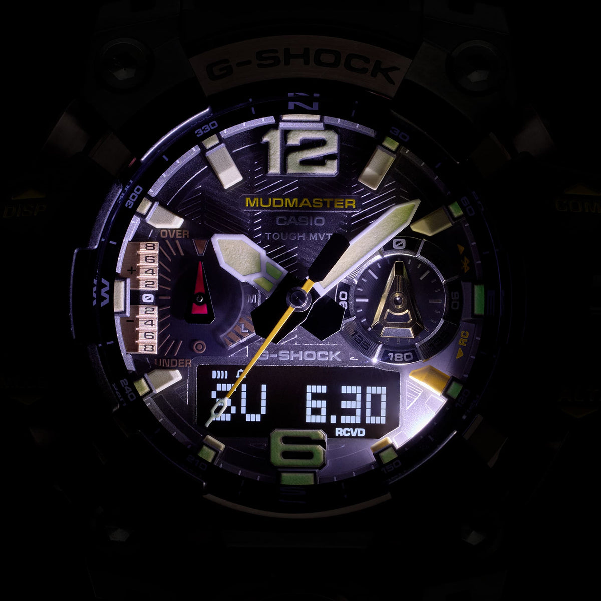 Relógio Casio G-SHOCK Mudmaster GWG-B1000-1A4DR *Carbon, Solar, Safira