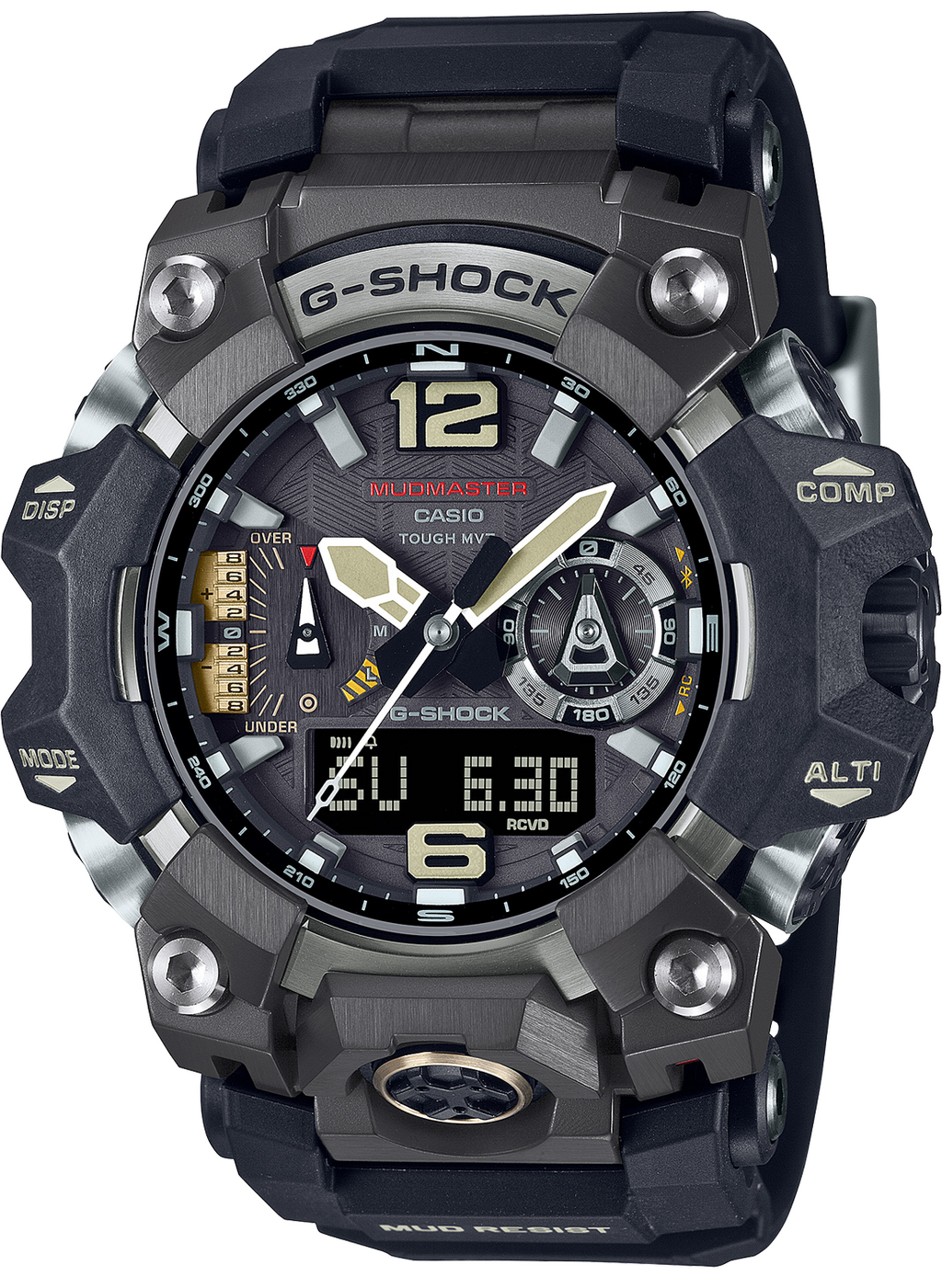 Relógio Casio G-SHOCK Mudmaster GWG-B1000-1ADR *Carbon, Solar, Safira