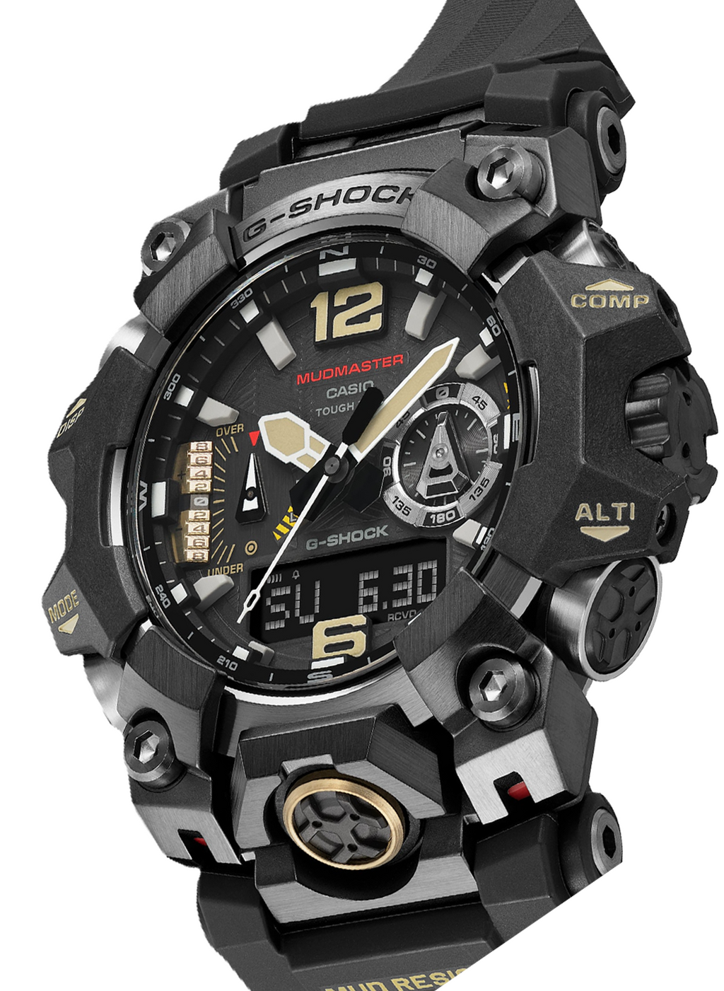 Relógio Casio G-SHOCK Mudmaster GWG-B1000-1ADR *Carbon, Solar, Safira