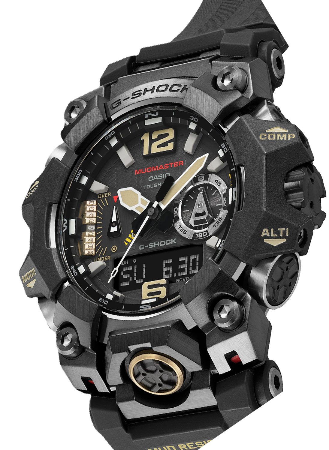Relógio Casio G-SHOCK Mudmaster GWG-B1000-1ADR *Carbon, Solar, Safira