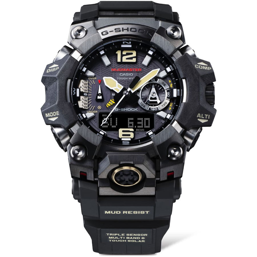 Relógio Casio G-SHOCK Mudmaster GWG-B1000-1ADR *Carbon, Solar, Safira