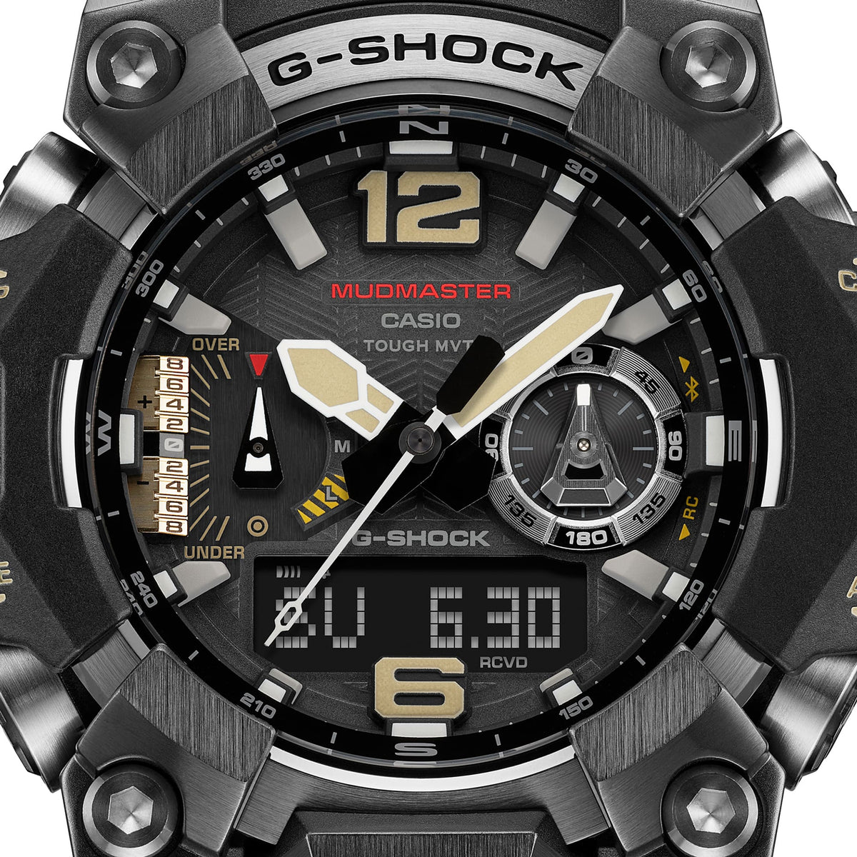 Relógio Casio G-SHOCK Mudmaster GWG-B1000-1ADR *Carbon, Solar, Safira