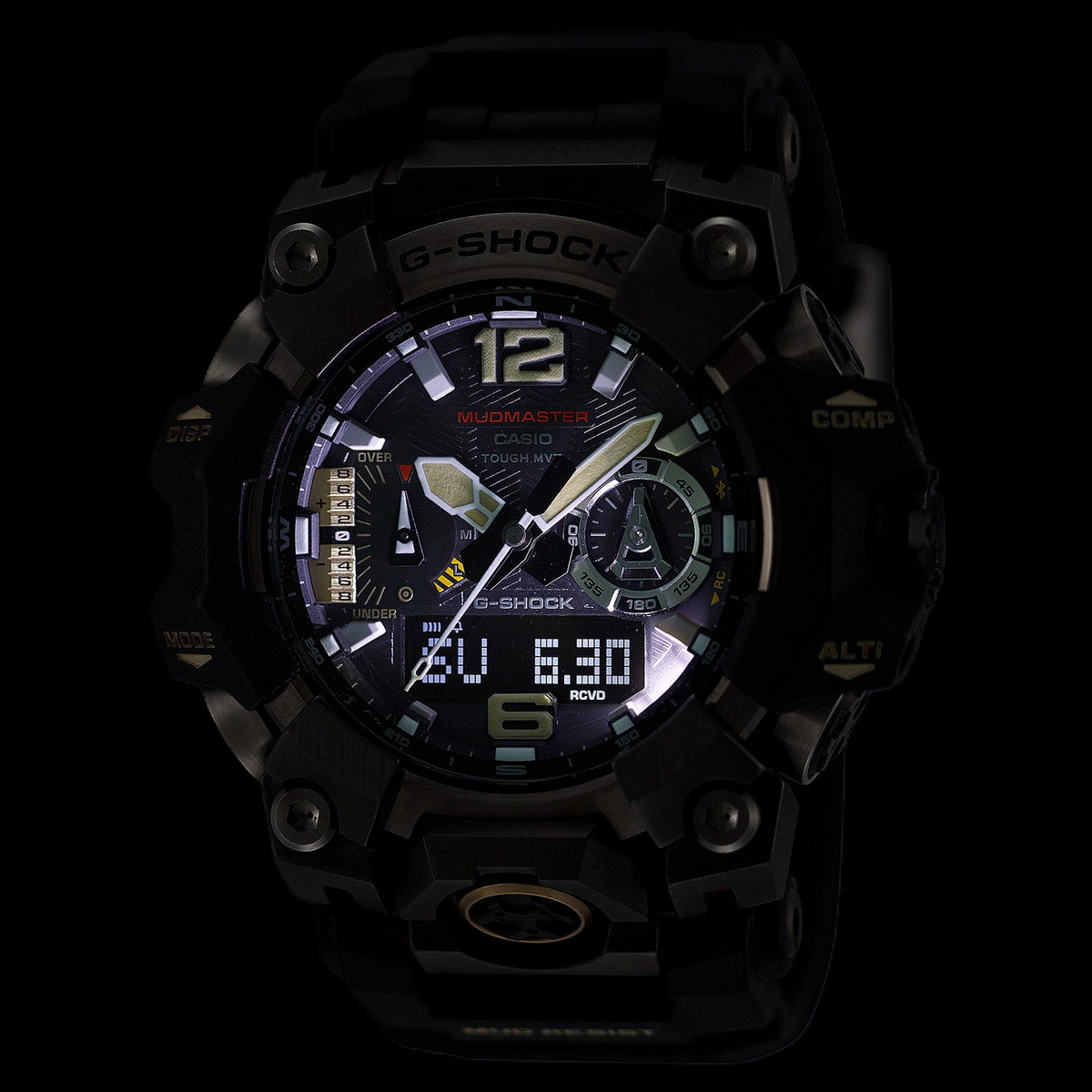 Relógio Casio G-SHOCK Mudmaster GWG-B1000-1ADR *Carbon, Solar, Safira