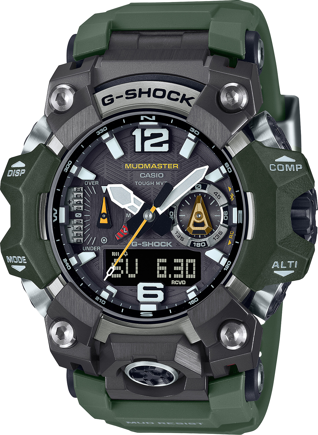 Relógio Casio G-SHOCK Mudmaster GWG-B1000-3ADR *Carbon, Solar, Safira