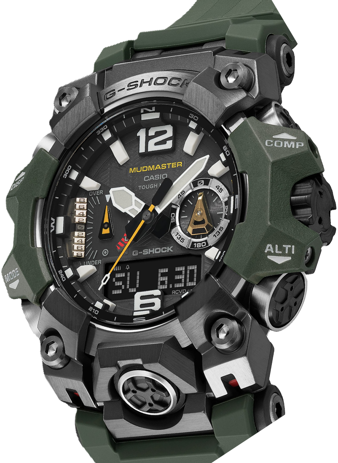 Relógio Casio G-SHOCK Mudmaster GWG-B1000-3ADR *Carbon, Solar, Safira
