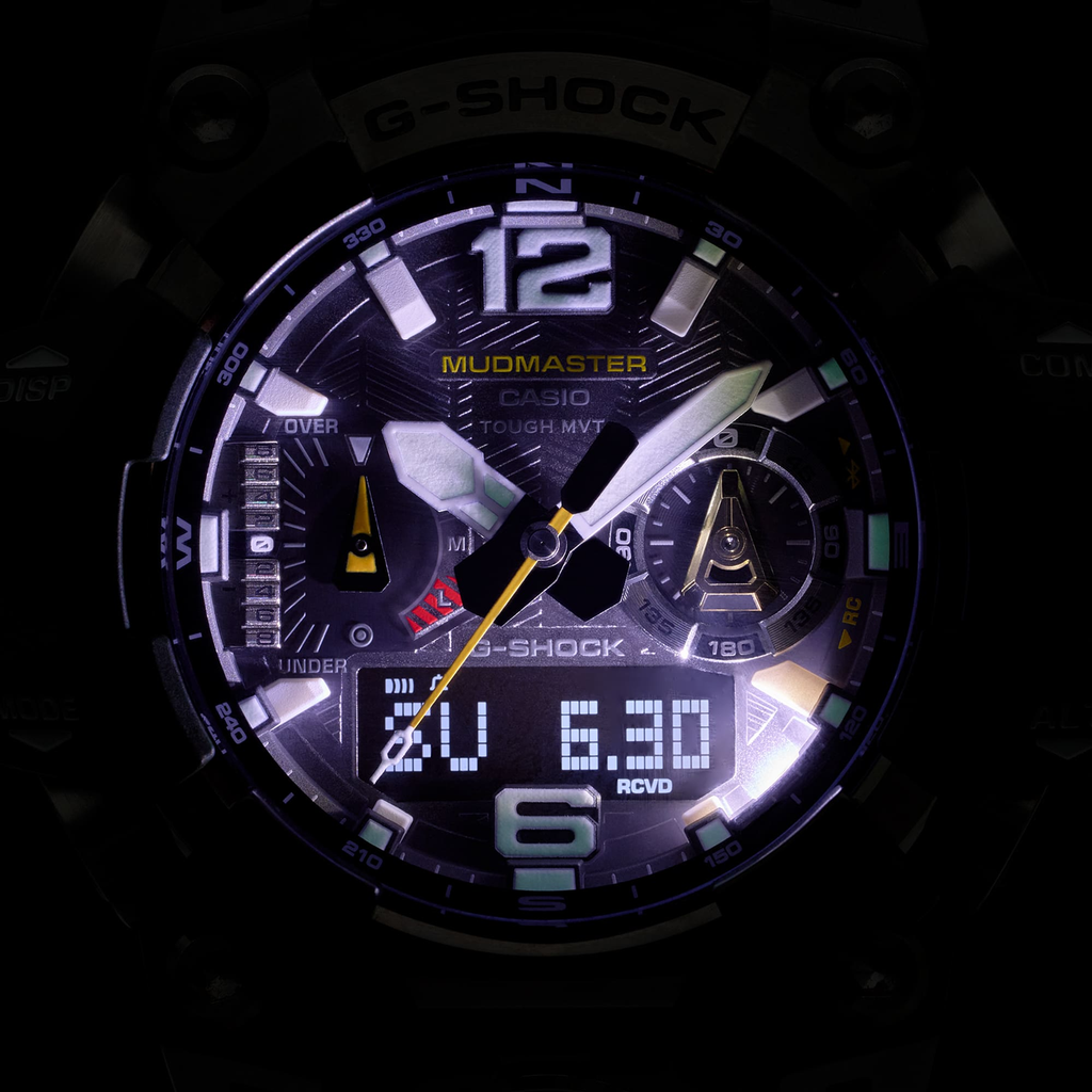 Relógio Casio G-SHOCK Mudmaster GWG-B1000-3ADR *Carbon, Solar, Safira