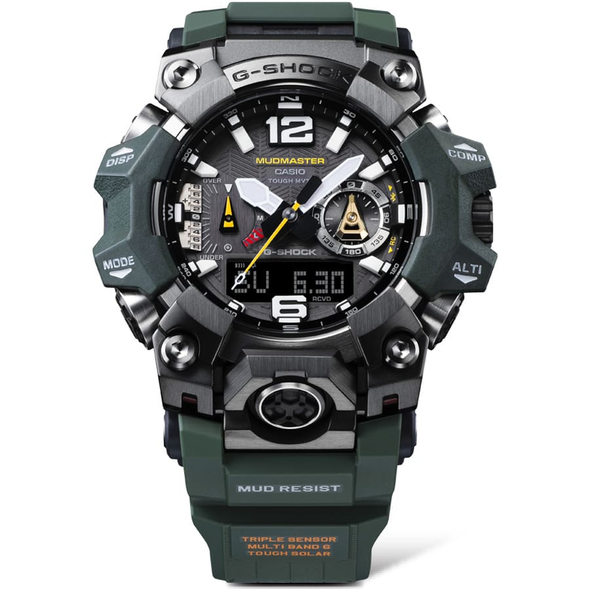 Relógio Casio G-SHOCK Mudmaster GWG-B1000-3ADR *Carbon, Solar, Safira