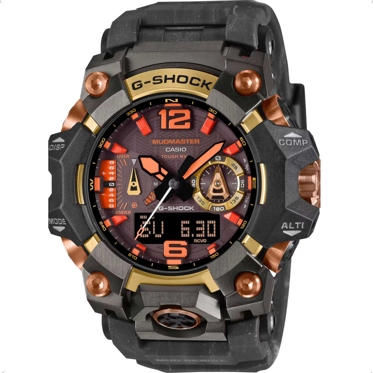 Relógio Casio G-SHOCK Mudmaster GWG-B1000MG-1A9DR *Magma Gold