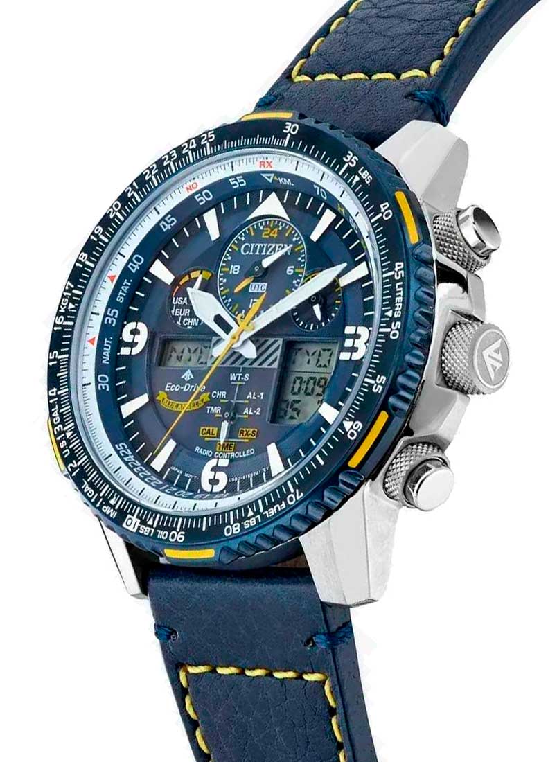 Relógio CITIZEN Eco-Drive Radio Controlled Blue Angels JY8078-01L