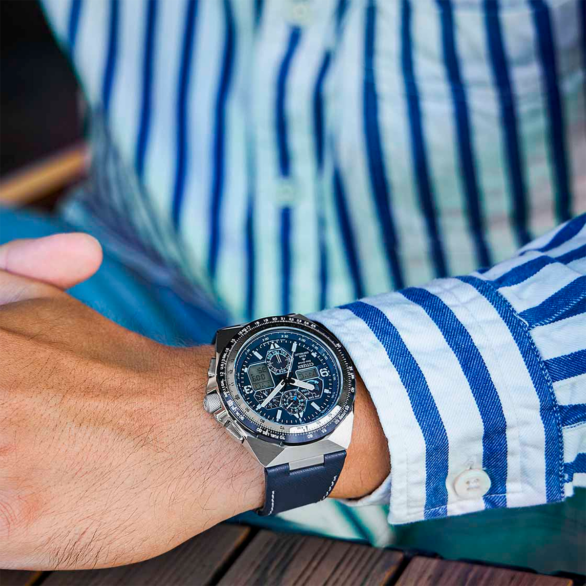 Relógio CITIZEN Masculino Eco-Drive Promaster SkyHawk A-T JY8148-08L
