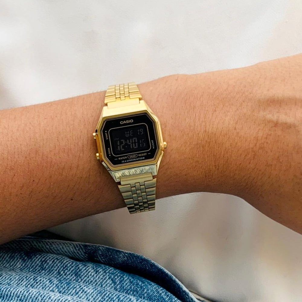 Relógio CASIO Feminino Vintage LA680WGA-1BDF