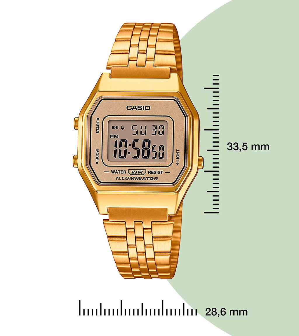 Relógio CASIO Feminino Vintage LA680WGA-9DF