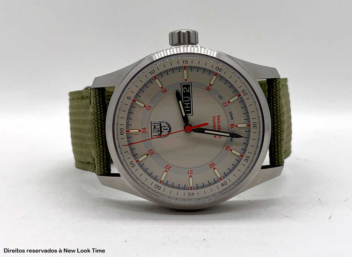 RELÓGIO LUMINOX AUTOMÁTICO ATACAMA FIELD 1907.NF *Safira *Swiss Made