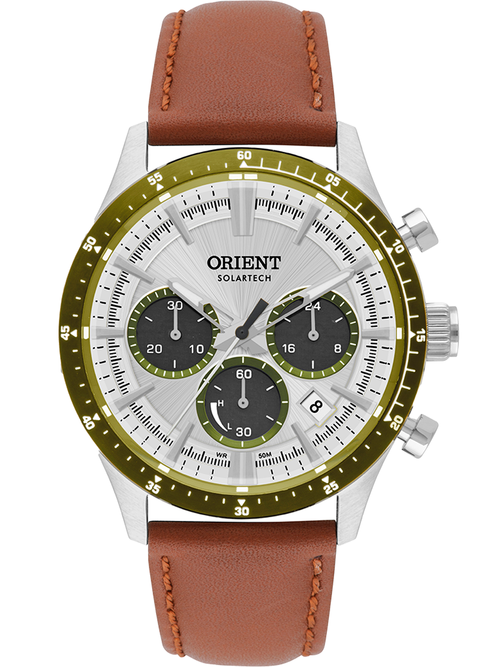 Relógio ORIENT SolarTech Cronógrafo Sport MBSCC065 S1MX
