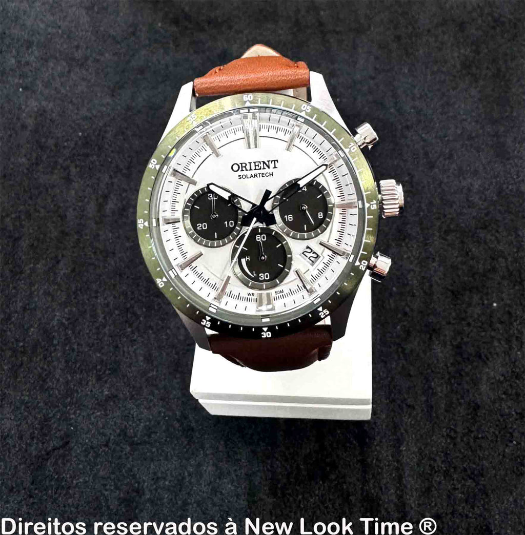 Relógio ORIENT SolarTech Cronógrafo Sport MBSCC065 S1MX