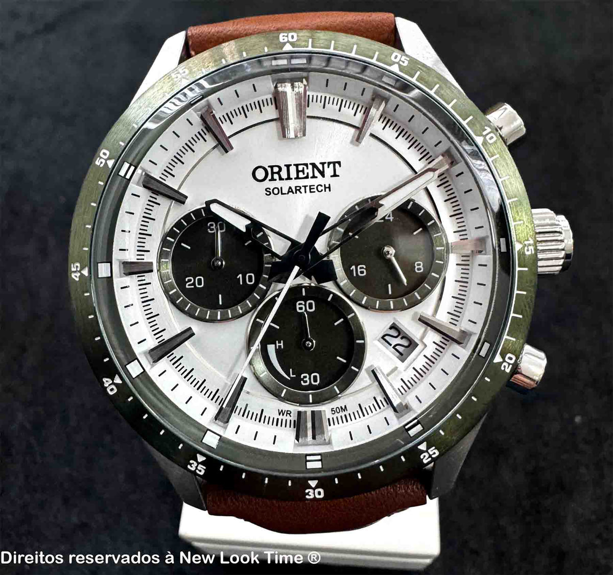 Relógio ORIENT SolarTech Cronógrafo Sport MBSCC065 S1MX