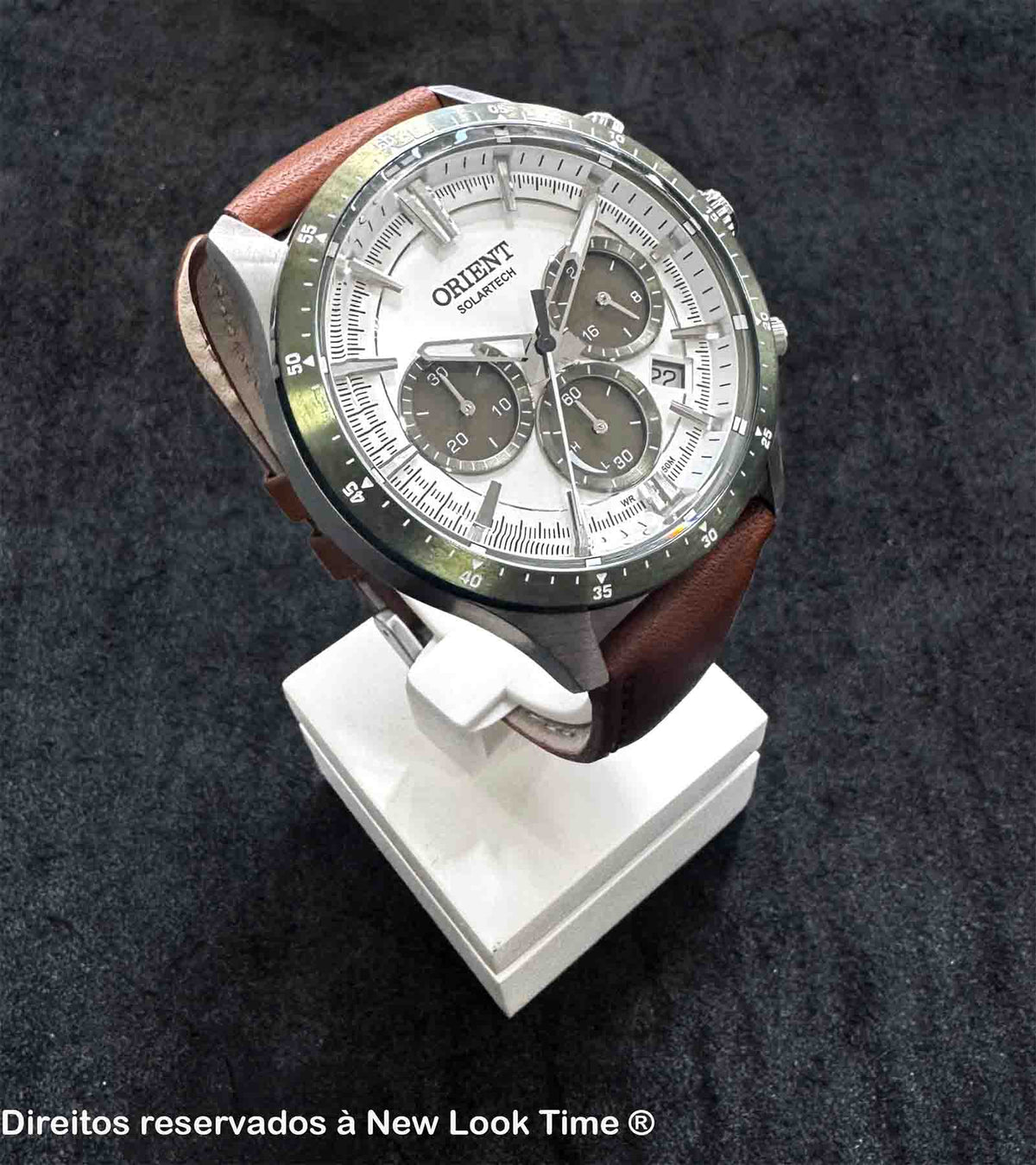 Relógio ORIENT SolarTech Cronógrafo Sport MBSCC065 S1MX