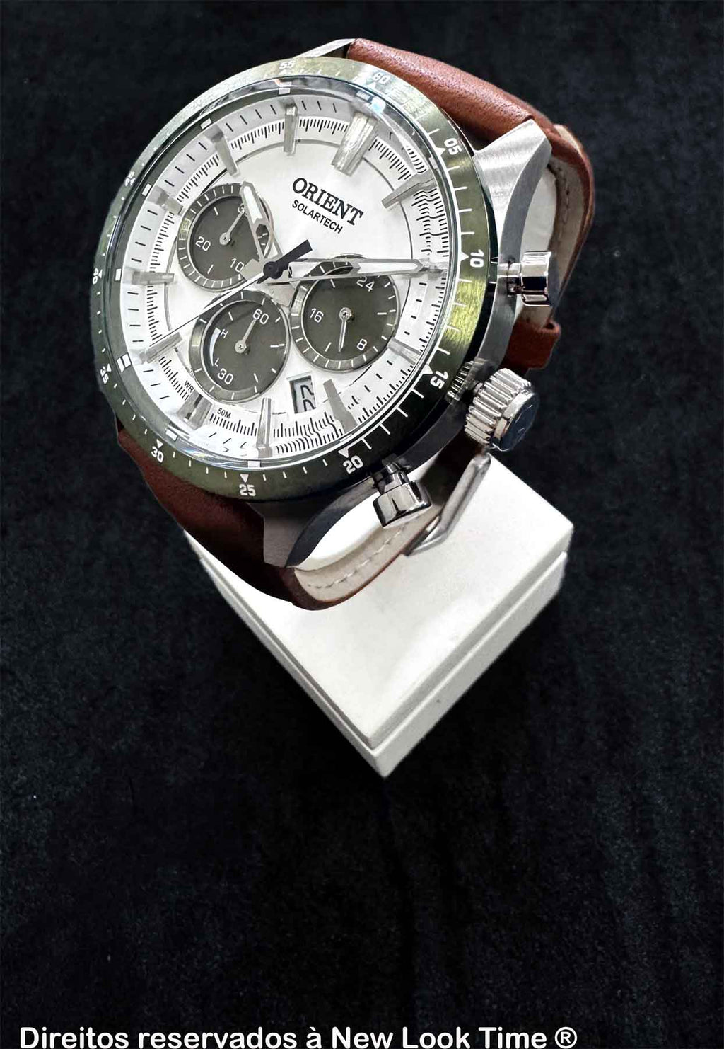 Relógio ORIENT SolarTech Cronógrafo Sport MBSCC065 S1MX