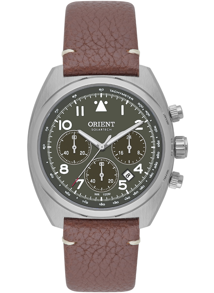Relógio ORIENT SolarTech Cronógrafo MBSCC069 E2NX