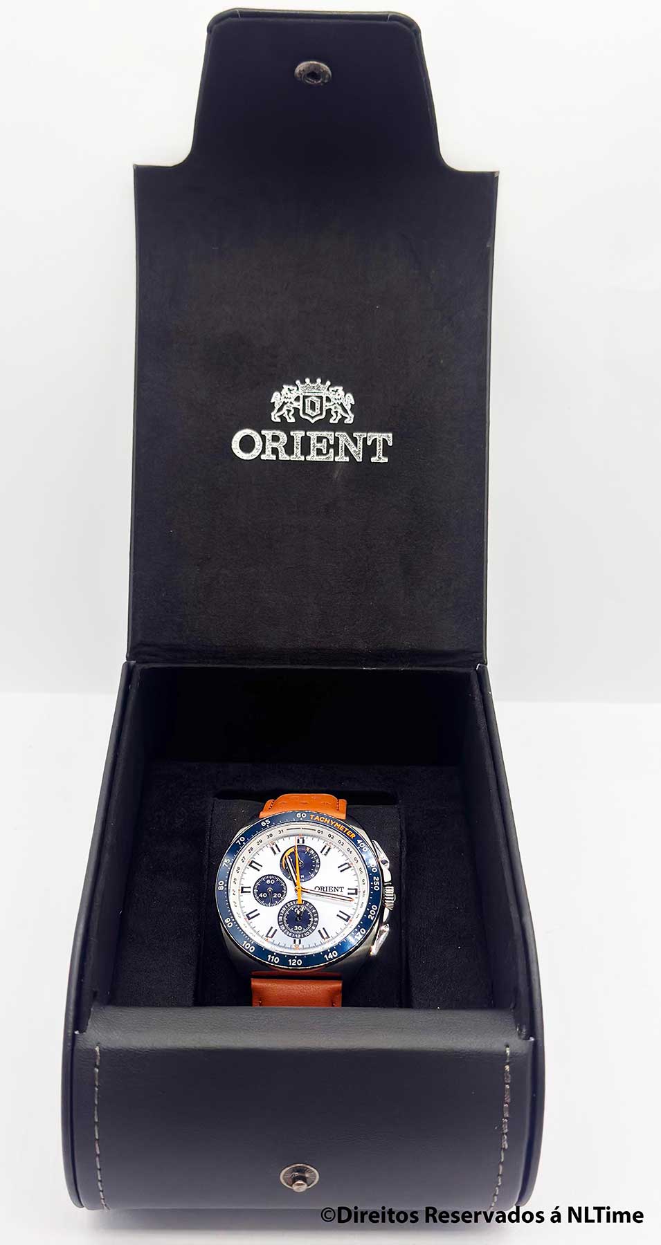 Relógio ORIENT SolarTech Elite Land MBSCC070 *Calendário Perpétuo