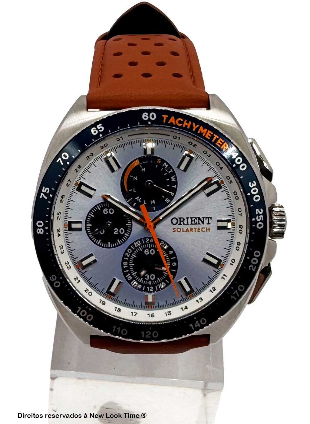 Relógio ORIENT SolarTech Elite Land MBSCC070 *Calendário Perpétuo