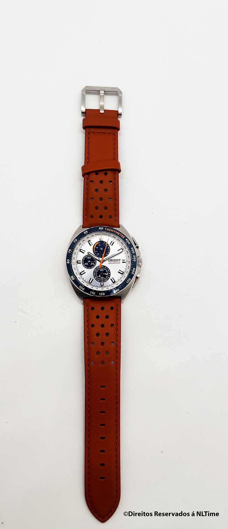 Relógio ORIENT SolarTech Elite Land MBSCC070 *Calendário Perpétuo