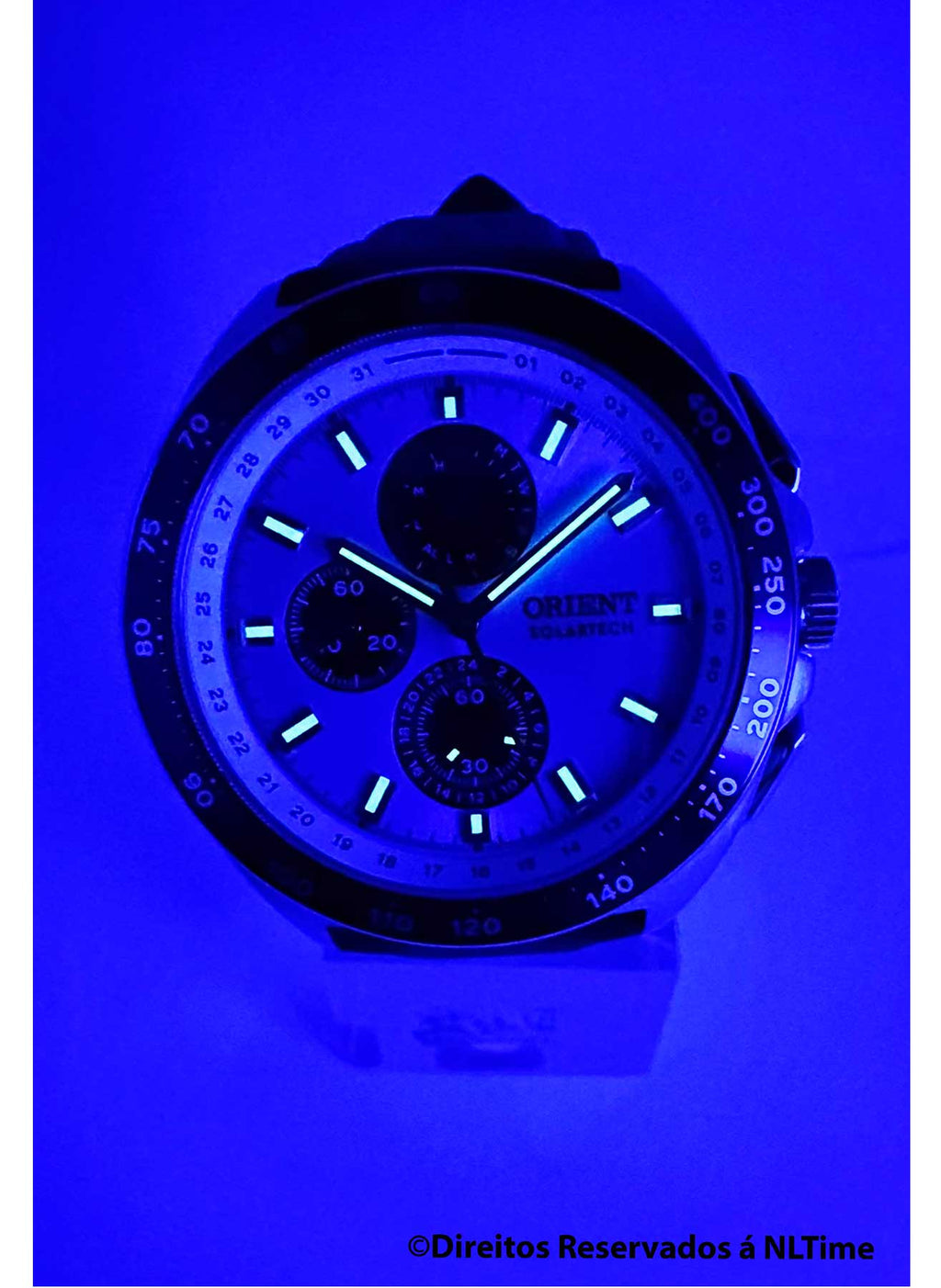 Relógio ORIENT SolarTech Elite Land MBSCC070 *Calendário Perpétuo