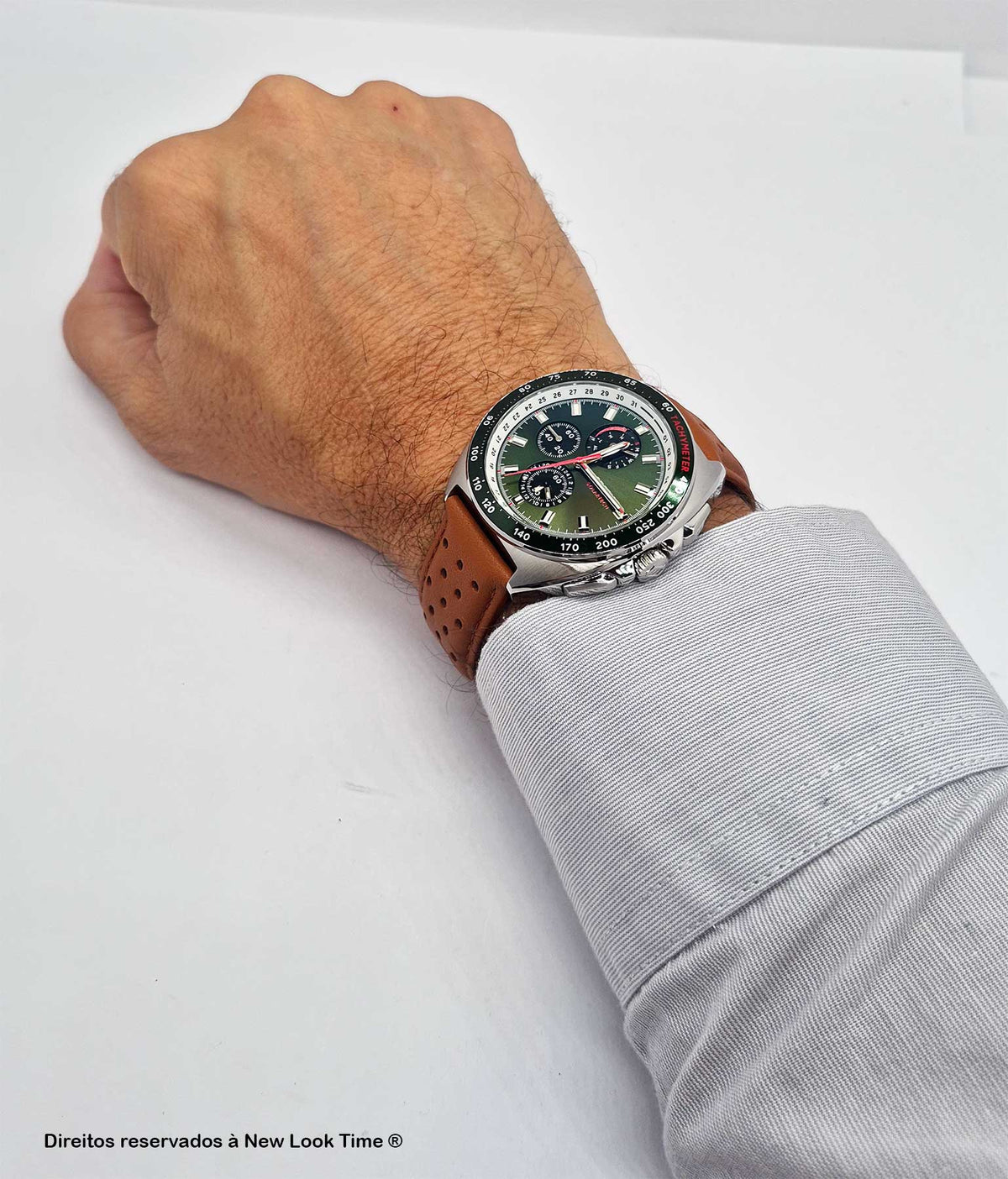 Relógio ORIENT SolarTech Elite Land MBSCC070 *Calendário Perpétuo
