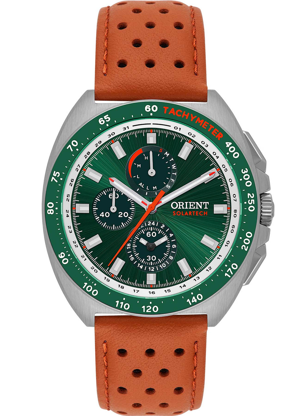 Relógio ORIENT SolarTech Elite Land MBSCC070 *Calendário Perpétuo