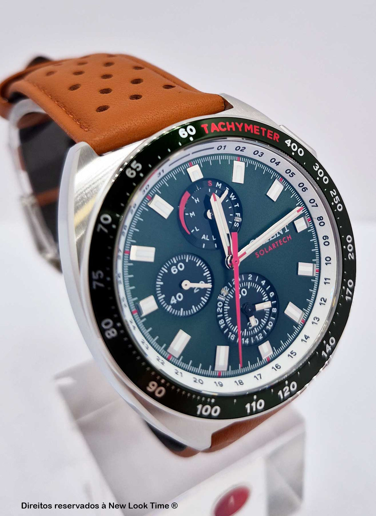 Relógio ORIENT SolarTech Elite Land MBSCC070 *Calendário Perpétuo