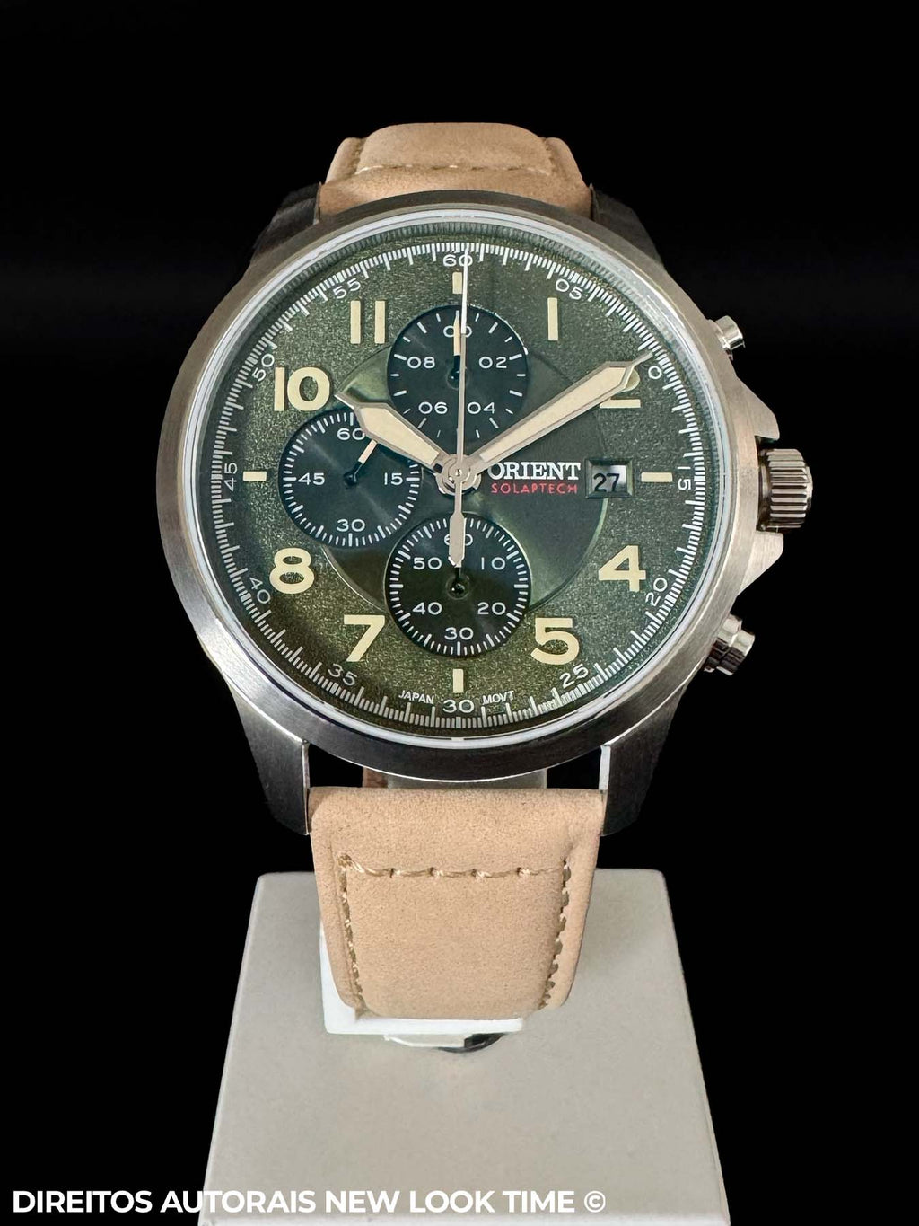 Relógio ORIENT SolarTech Cronógrafo MBSCC071 F2MX