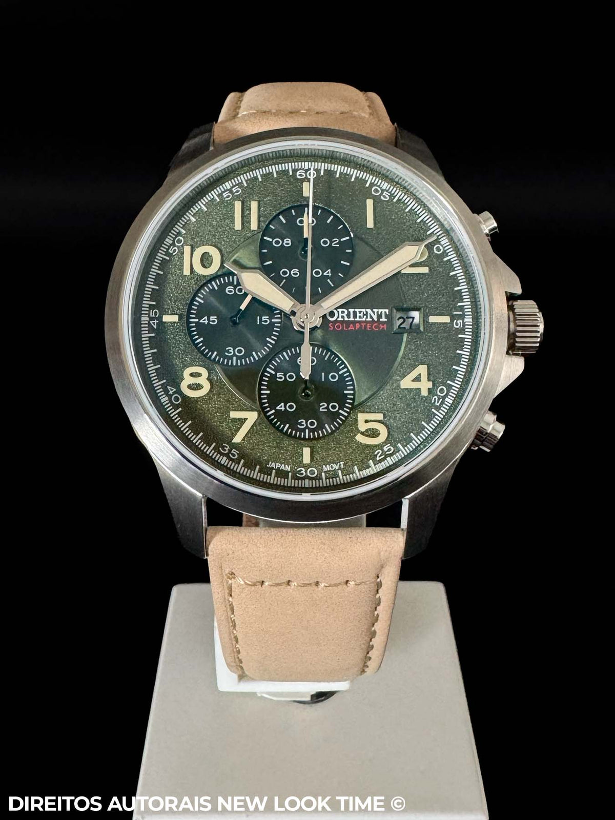 Relógio ORIENT SolarTech Cronógrafo MBSCC071 F2MX