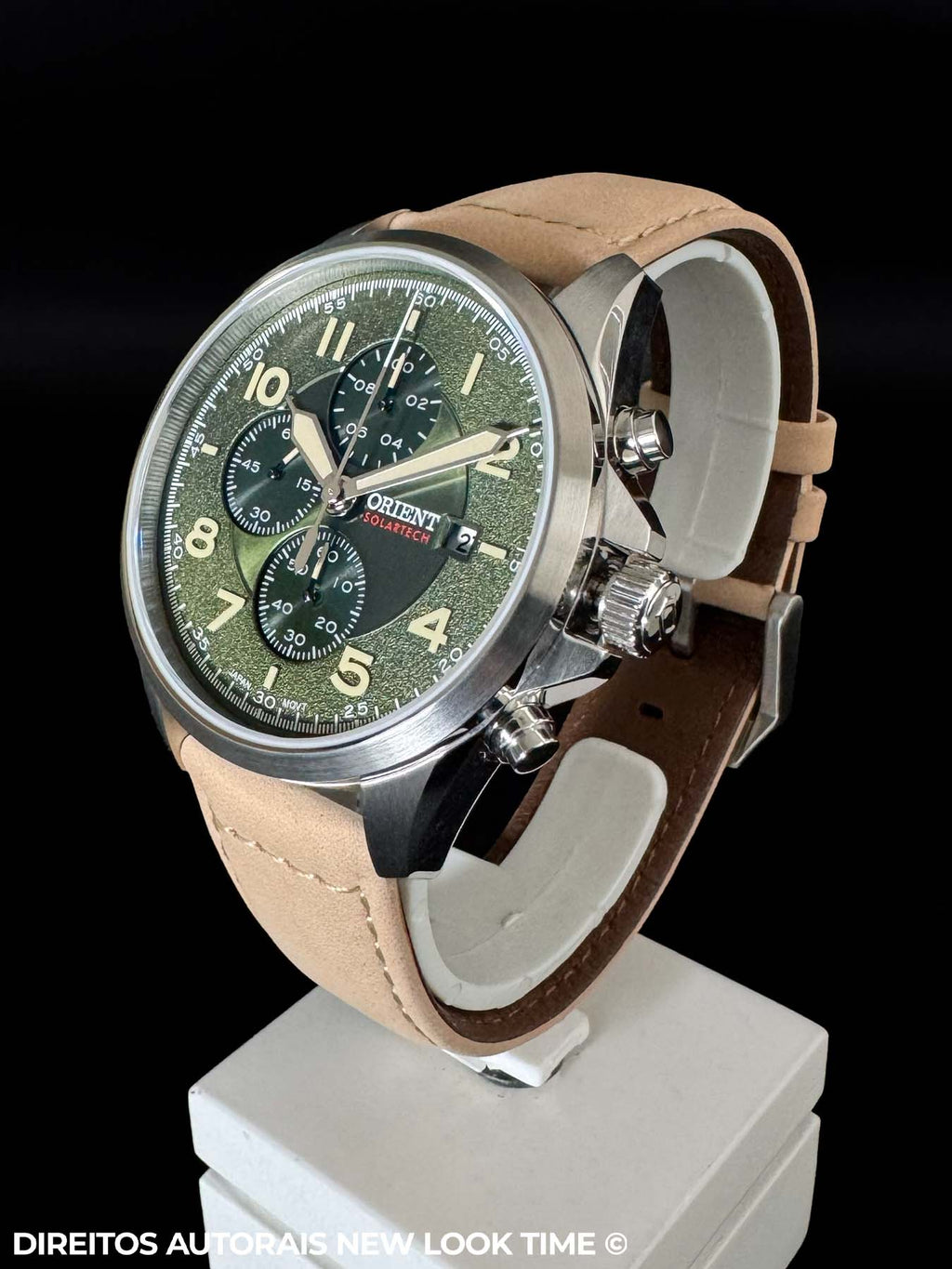 Relógio ORIENT SolarTech Cronógrafo MBSCC071 F2MX