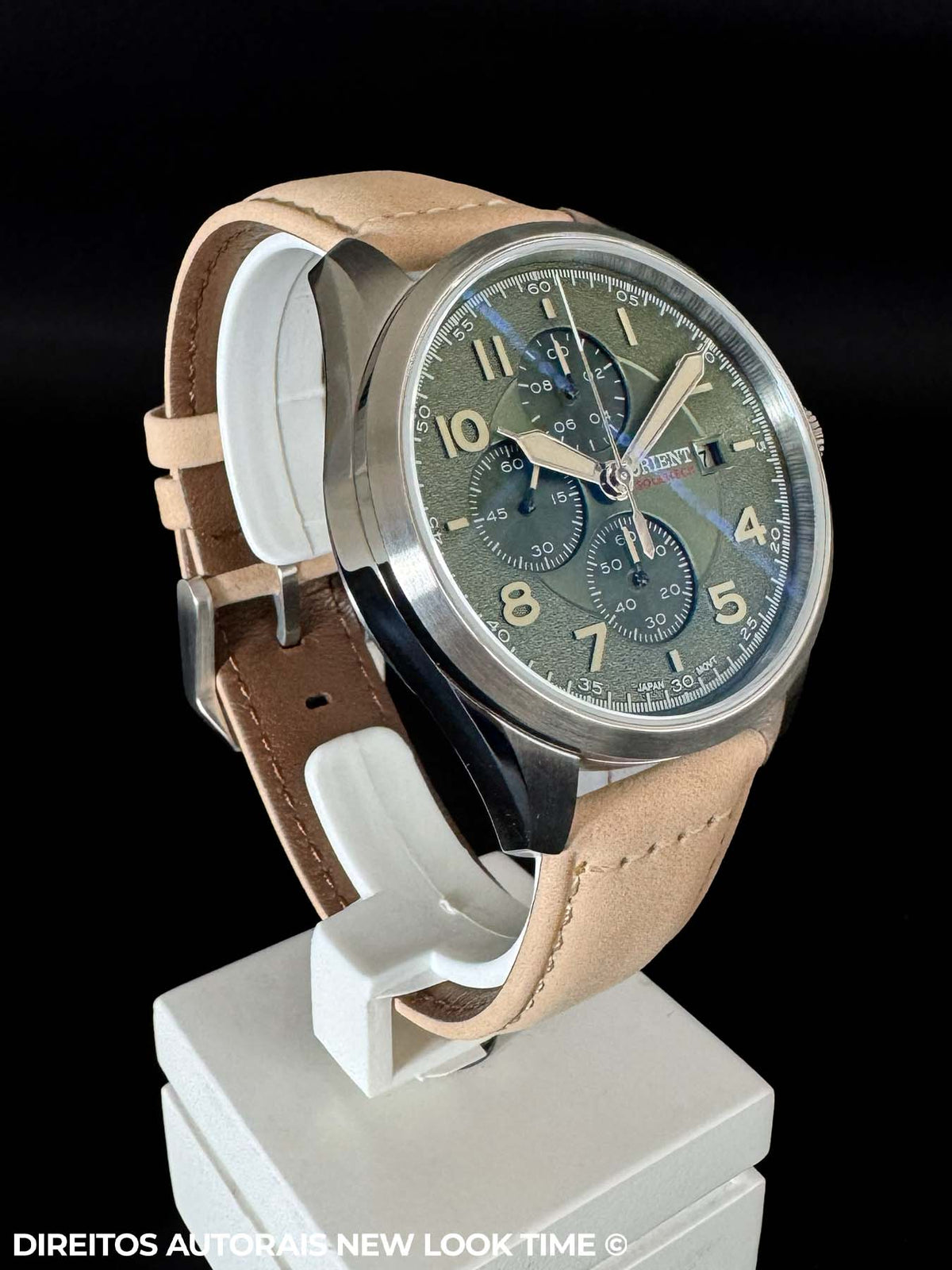 Relógio ORIENT SolarTech Cronógrafo MBSCC071 F2MX