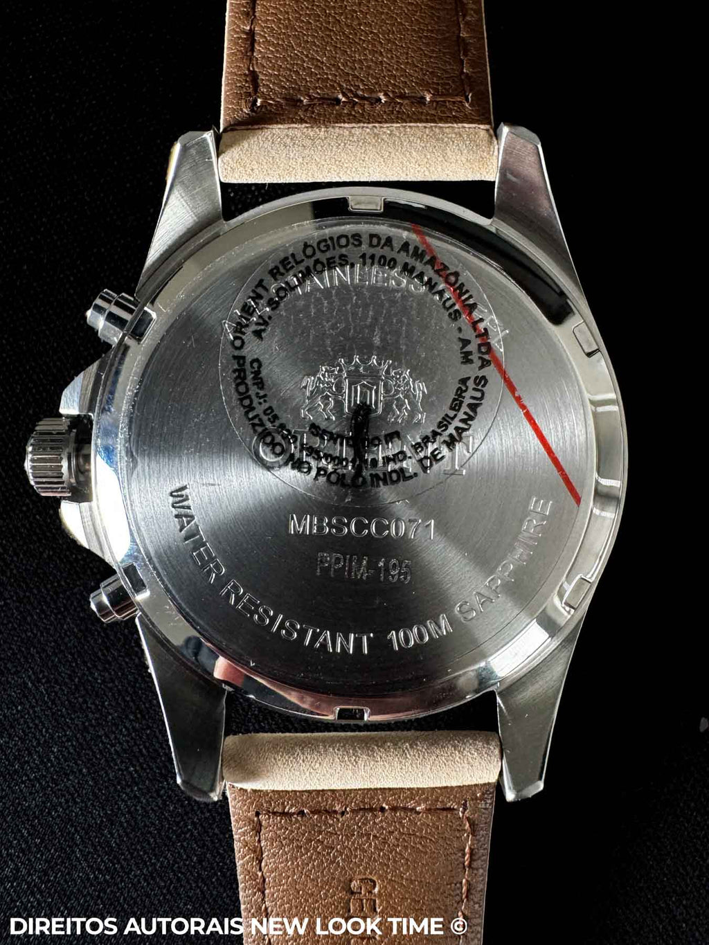 Relógio ORIENT SolarTech Cronógrafo MBSCC071 F2MX