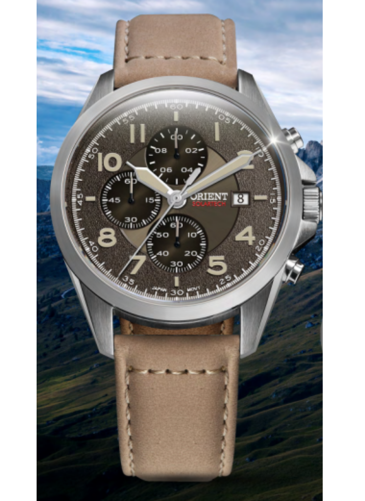 Relógio ORIENT SolarTech Cronógrafo MBSCC071 N2MX