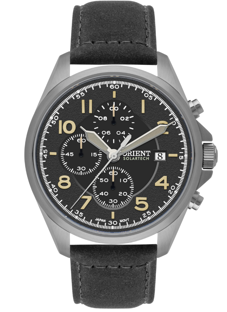 Relógio ORIENT SolarTech Cronógrafo MBSCC071 P2PX